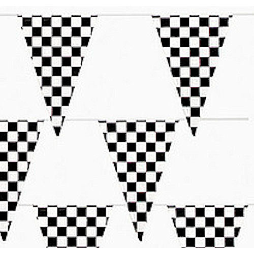 triangular checkered banner