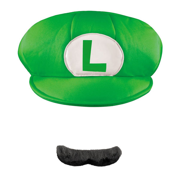 mario and luigi hat logo on