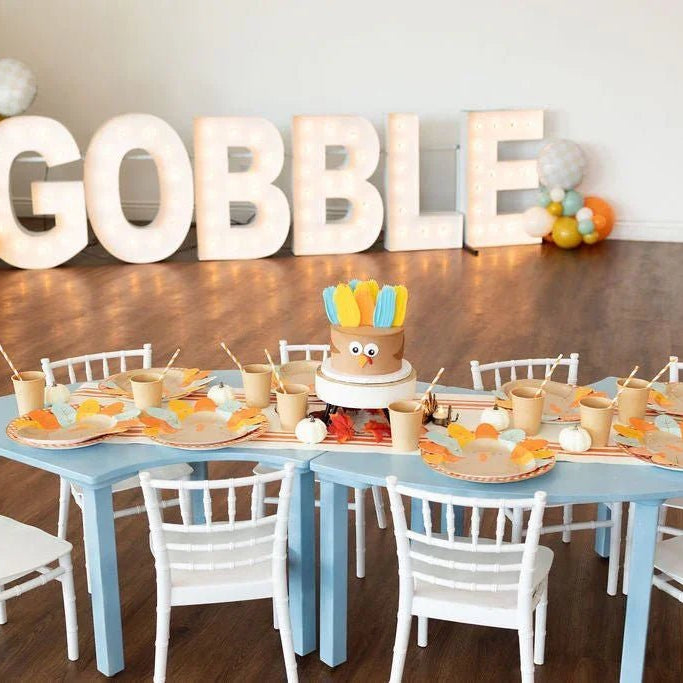 Gobble Gobble - Thanksgiving Dinner Set Up - Zurchers