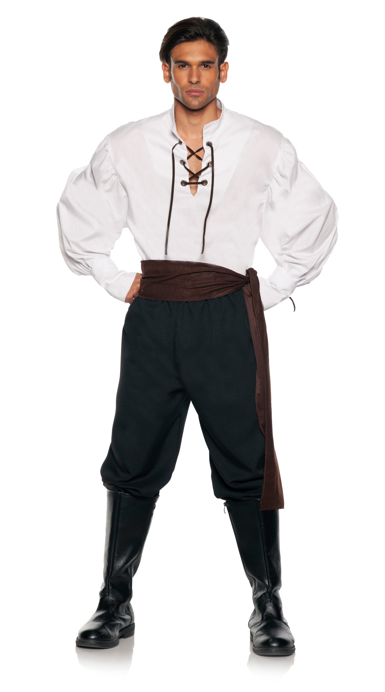 Product photo of the White Renaissance Shirt, shown against a plain background — a costume for Halloween and dress-up.