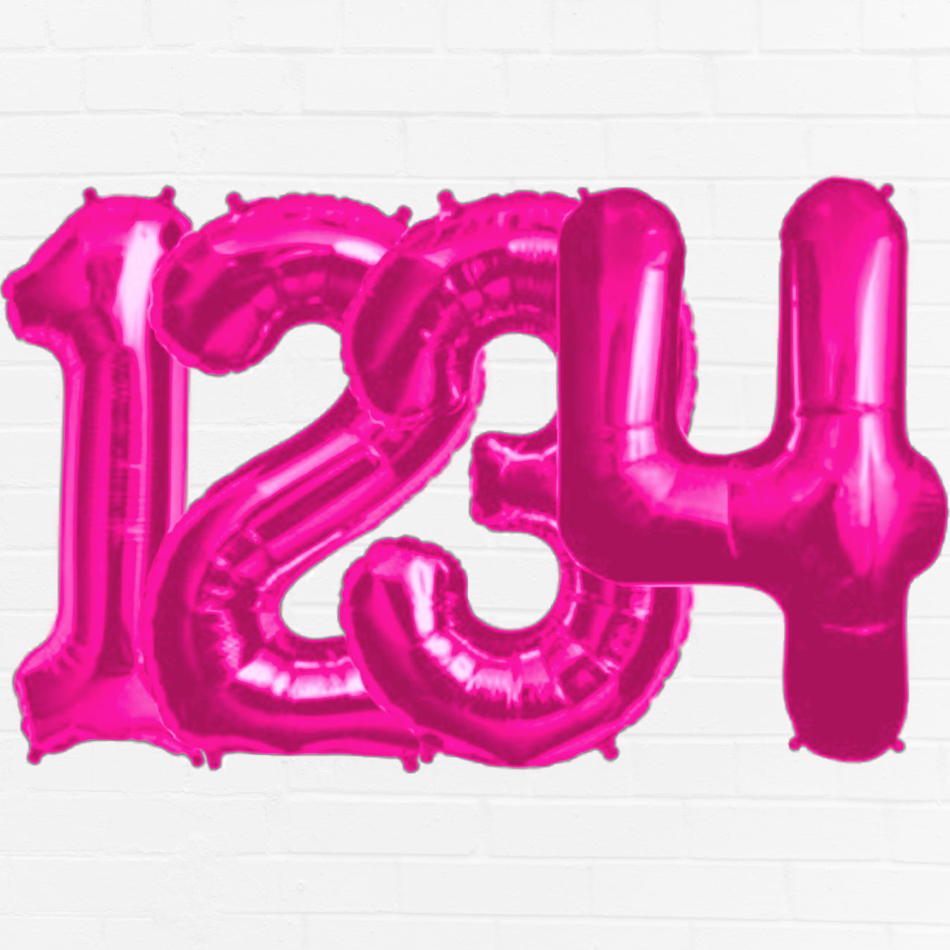 Zurchers.com Pink Number Balloon Collection