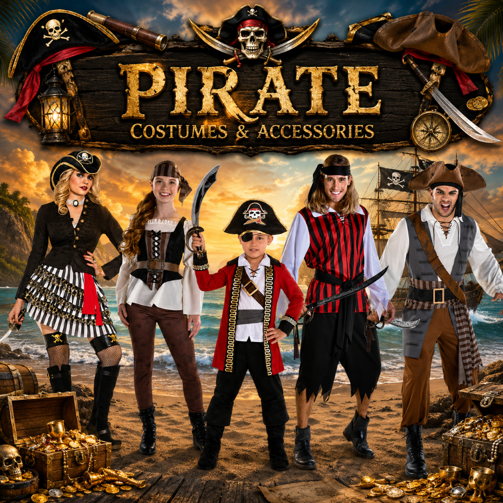 Pirate Costumes and Accessories