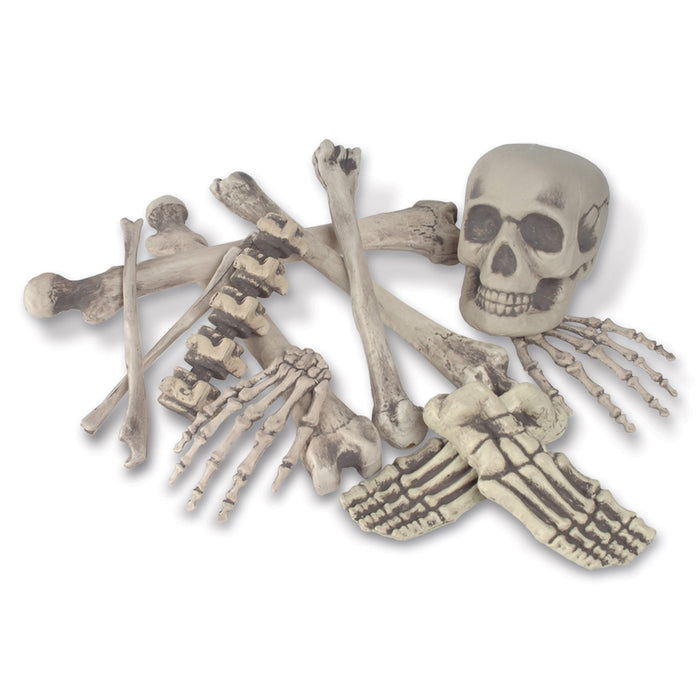 A paper party bag printed with a o bones design. Comes in a pack of 12.