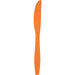Sunkissed Orange Plastic Knives | 24ct - Zurchers