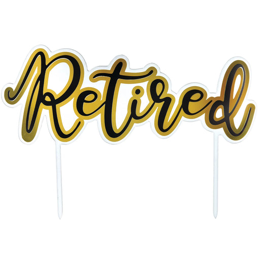 Officially Retired Cake Topper | 1ct