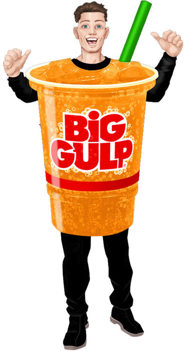 OnSz Adult Slurpee shown against a plain white background — a Halloween costume accessory.