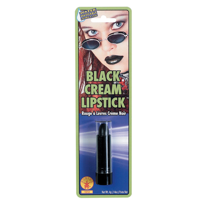 Black Cream Lipstick shown against a plain white background — a Halloween costume accessory.