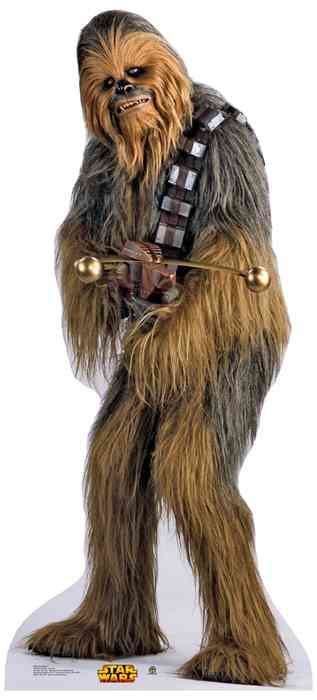Life-size Chewbacca Star Wars Cardboard Cutout  *Made to order-please allow 10-14 days for processing*