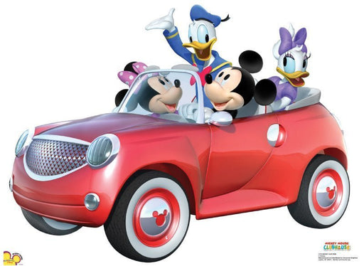 Life-size Mickey Car Ride Cardboard Cutout *Made to order-please allow 10-14 days for processing*