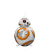 BB-8 droid character standup featuring a spherical white and orange body with a rounded head on top, equipped with sensors and antenna details.
