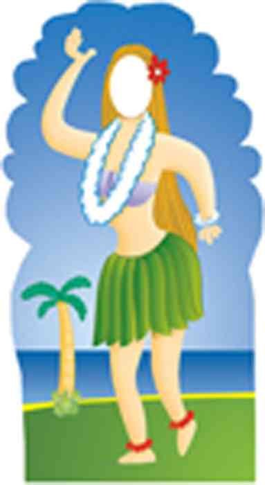 Hula Girl Lifesize Stand-In *Made to order-please allow 10-14 days for processing*