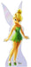 Lifesize cardboard standup of a fairy character with blonde hair in a bun, green leaf dress, translucent wings, and bare feet.