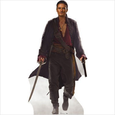 Will Turner Lifesize Standup  *Made to order-please allow 10-14 days for processing*