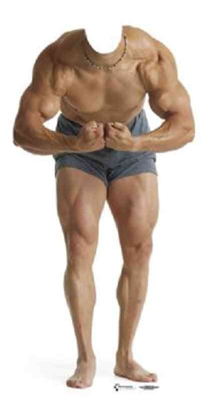 Muscle Man Lifesize Stand-In *Made to order-please allow 10-14 days for processing*