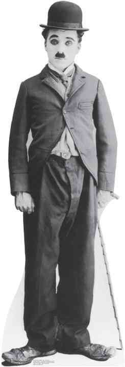 Charlie Chaplin - Little Tramp Lifesize Standup *Made to order-please allow 10-14 days for processing*