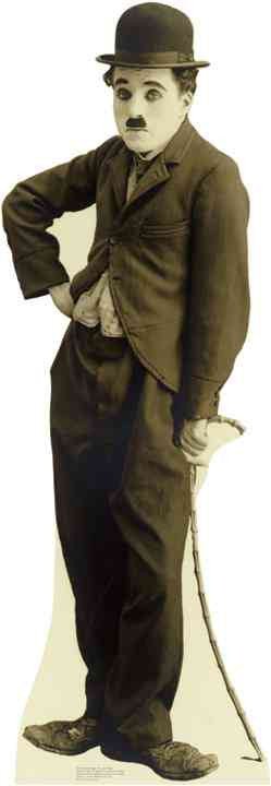 Charlie Chaplin - Tramp 2 Lifesize Standup *Made to order-please allow 10-14 days for processing*