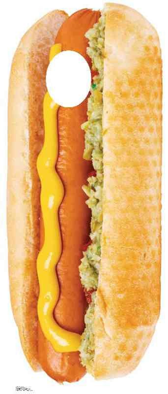Hot Dog Cardboard Stand-In *Made to order-please allow 10-14 days for processing*