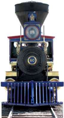 Central Pacific 60 Jupiter Train Cardboard Standup *Made to order-please allow 10-14 days for processing*