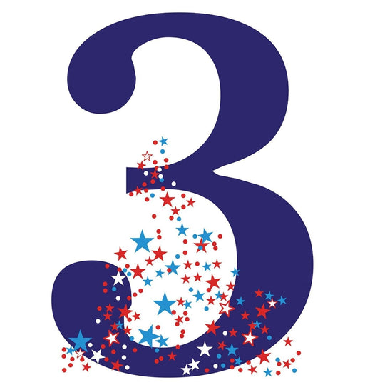 Number 3 Lifesize Standup *Made to order-please allow 10-14 days for processing*