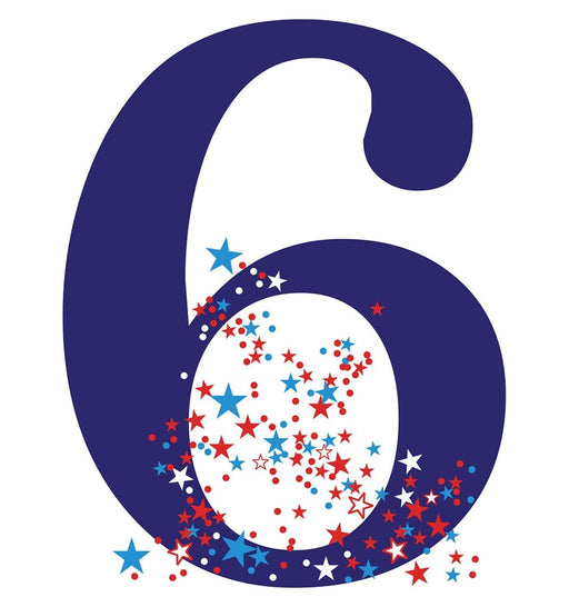 Number 6 Lifesize Standup *Made to order-please allow 10-14 days for processing*