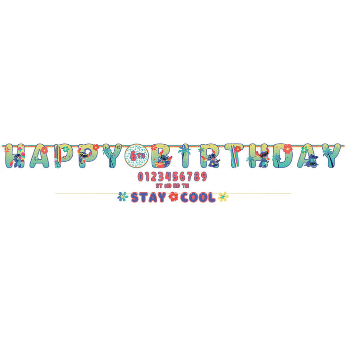 Stitch Jumbo Letter Banner Kit 10.5' | 2 pcs