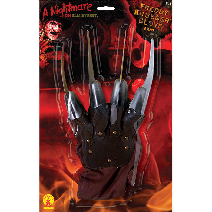 Freddy Krueger Glove shown against a plain white background — a Halloween costume accessory.