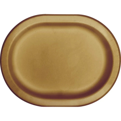 Gold Oval Platter 12" | 8ct