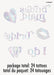 24ct Iridescent Bride Bridesmaid Tattoos - Party Supplies