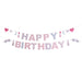 Pastel Spa Happy Birthday Banner | 1ct
