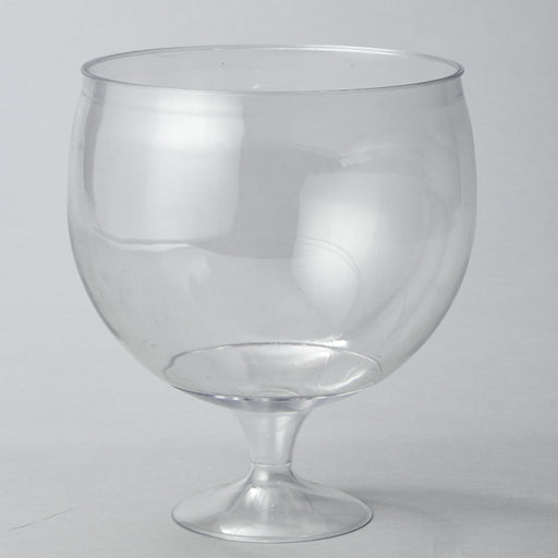 Plastic Pedestal Bowl - 3.2qts Clear | 1ct