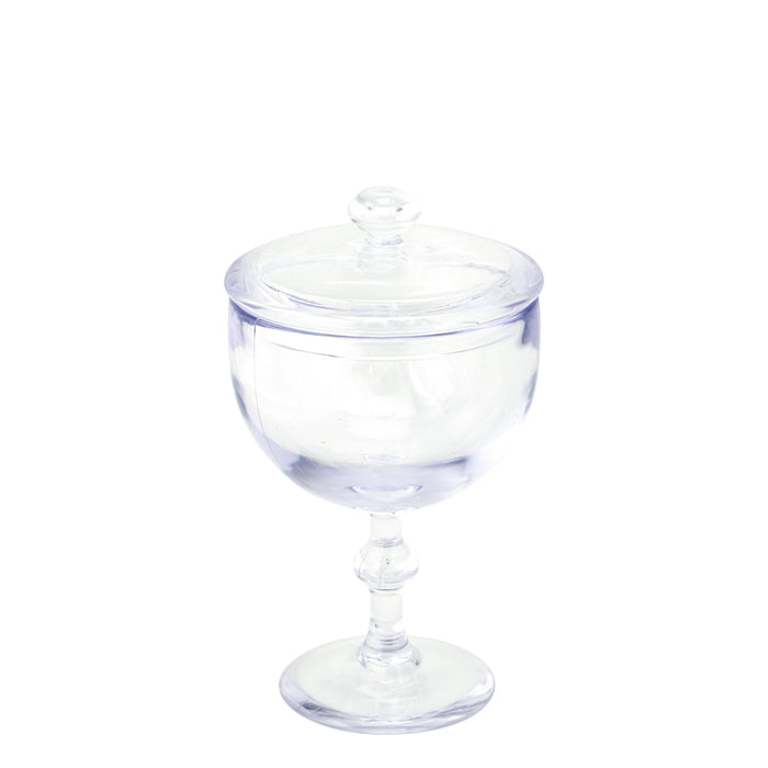 Product photo of Plastic Candy Jar With Lid — a Portofino party product shown on a plain background.