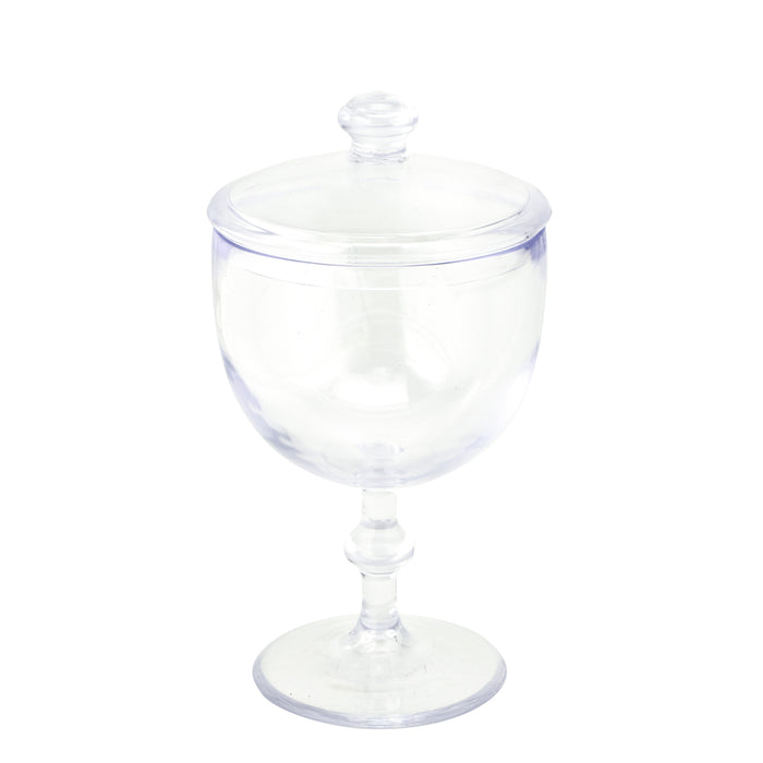 Product photo of Plastic Candy Jar With Lid — a Portofino party product shown on a plain background.