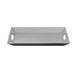 Product photo of Glitter Rectangle Plastic Tray 15¾" - Silver — a Portofino party product shown on a plain background.