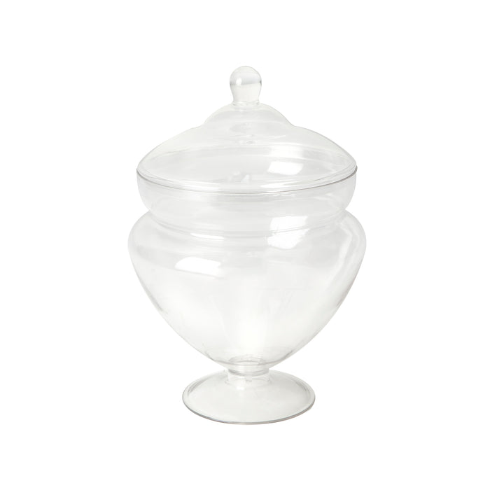 Product photo of Plastic Candy Jar With Lid — a Portofino party product shown on a plain background.