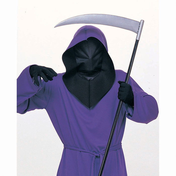 Plastic Sickle shown against a plain white background — a Halloween costume accessory.