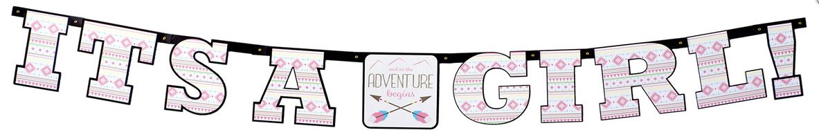 It's A Girl Banner | 7.5ft - Zurchers