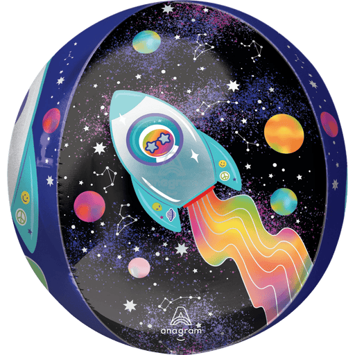15in Outer Space Orbz Balloon | 1ct