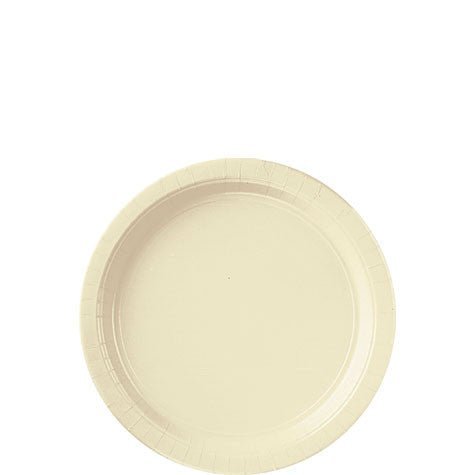 Vanilla Creme Dessert Paper Plates 6.75" | 20ct