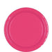 Bright Pink Lunch Paper Plates 8.5'' | 20ct - Zurchers