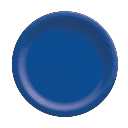 Bright Royal Blue 8.5'' Paper Plates | 20ct