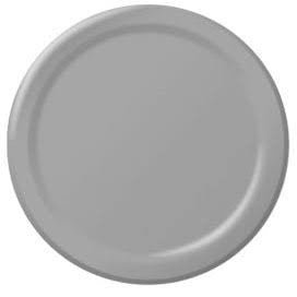 Silver Dinner Paper Plates 10" | 20ct