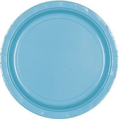Caribbean Blue Dinner Paper Plates 10" | 20ct