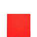 Bright red square napkins with ribbed texture edges arranged in a stack against a white background.