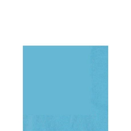 Caribbean Blue Beverage Napkins | 40ct
