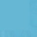 Pack of forty Caribbean blue paper dinner napkins with ribbed texture detail along the bottom edge.