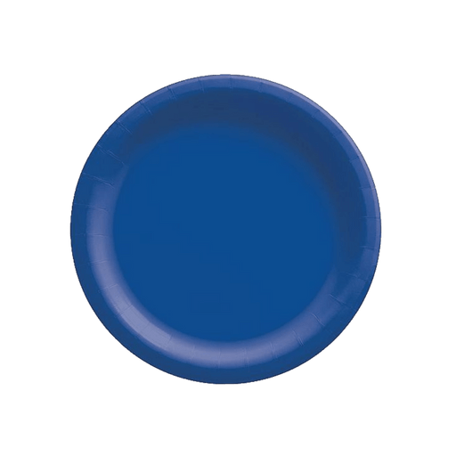 Bright Royal Blue 6.75'' Paper Plates | 20ct