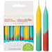 A 12 Count pack of 3.25-inchDipped Beeswax & Palm Wax Birthday Candles.