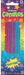 Pack of 18 colorful sparkling candles in purple, pink, and blue stripes with glitter finish, displayed on rainbow star-patterned packaging.