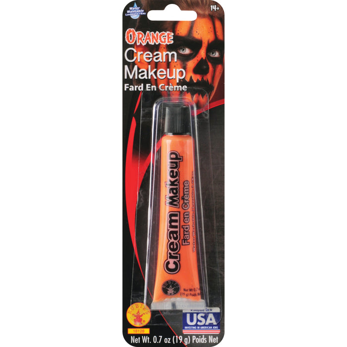 Orange Tube Makeup shown against a plain white background — a Halloween costume accessory.