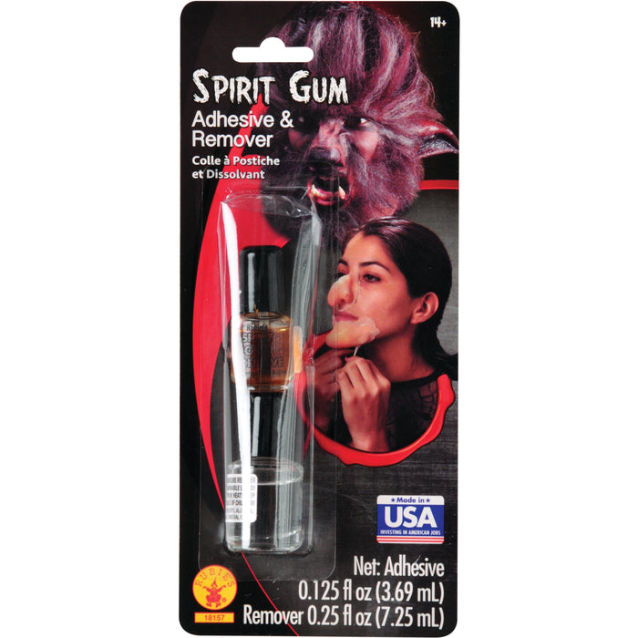 Spirit Gum Adhesive / Removal shown against a plain white background — a Halloween costume accessory.